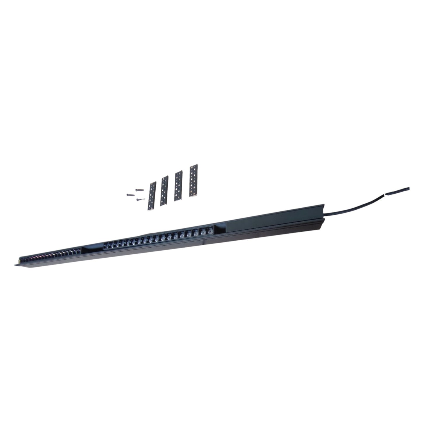 Magnetic Track Light 1 Meter 50mm with 2Pcs 18W LED Grille Track Light 220V Daylight 6500K ( ILLUMIQ TERRA)