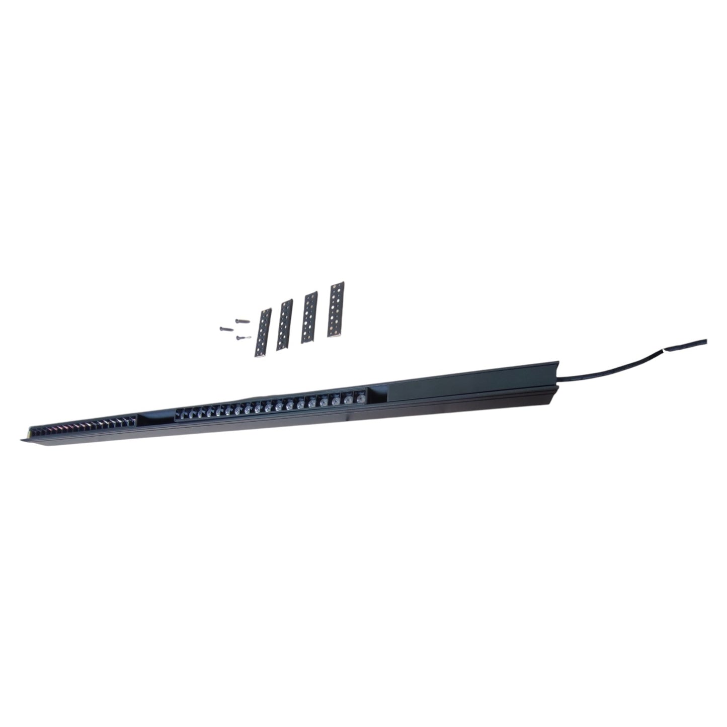 Magnetic Track Light 1 Meter 50mm with 2Pcs 18W LED Grille Track Light 220V Warm White 3000K ( ILLUMIQ TERRA)