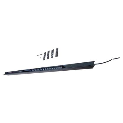 Magnetic Track Light 1 Meter 50mm with 2Pcs 18W LED Grille Track Light 220V Warm White 3000K ( ILLUMIQ TERRA)