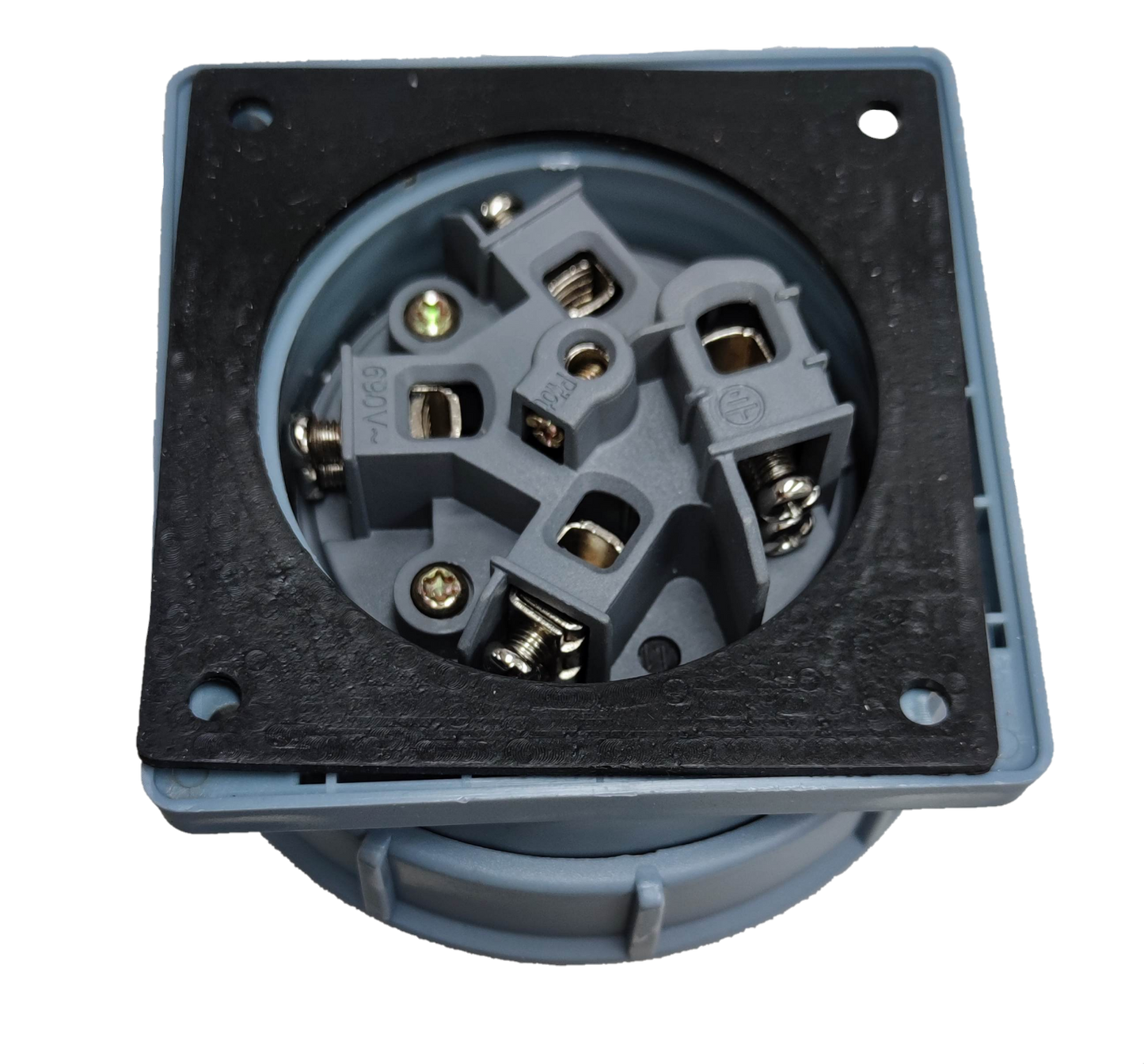 Grippes 63A 3P+E Industrial Plug Chassis Type 63A-6h 380-415V (4 Pins) IEC 60309-2 #634