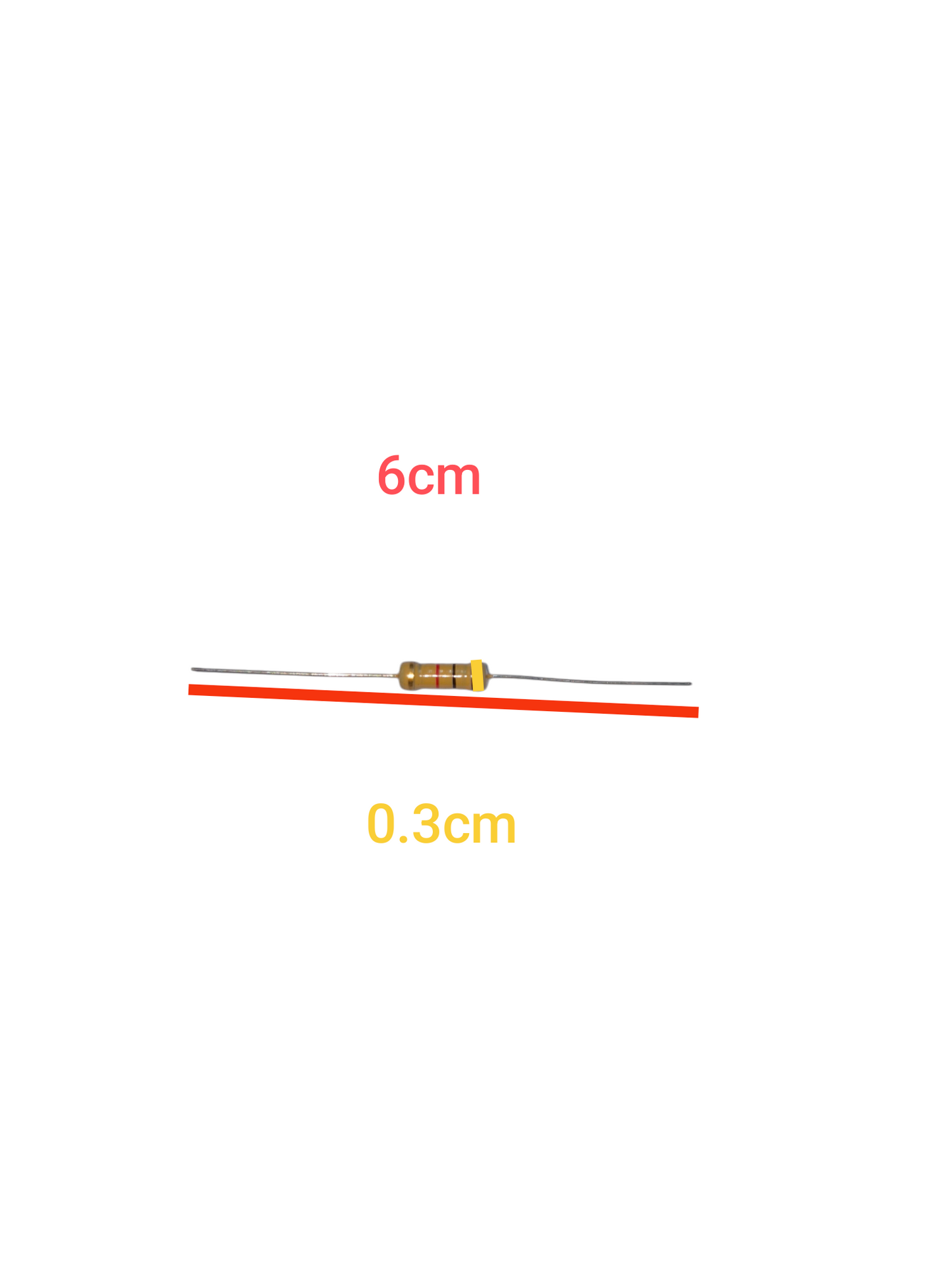 Resistor ohms 1W