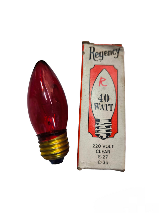 Regency Candle Bulb E27 220V Available in 25W or 40W  Clear or Frosted