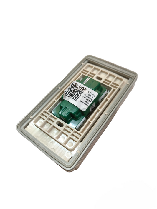 Panasonic & Omni Weatherproof Duplex Flat Pin Outlet 15A 250V with Plate WPP-602/WEG6803W-1/WEG1512-5