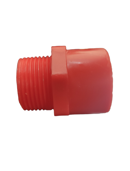 PVC Male Adaptor Available in 1/2",  3/4", 1", 1 1/4", 1 1/2" , 2" 3" 4" For Electrical PVC Conduits
