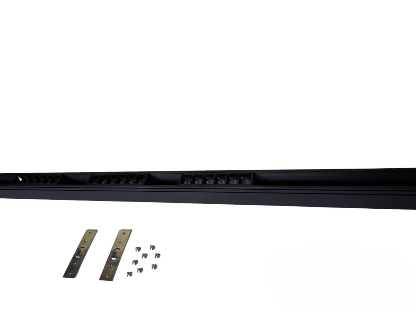 Magnetic Track Light 1 Meter with 3pcs 6W Grille Type Daylight 6500K with 100W Power Supply 220V ( ILLUMIQ TERRA)  50mm Track