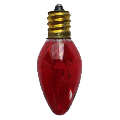 Pollux 5W Pilot Light E12 220V C7 1/2 Small Candle Shape Bulb Clear Tint Color Available in Clear, Green, Red, Blue and Yellow