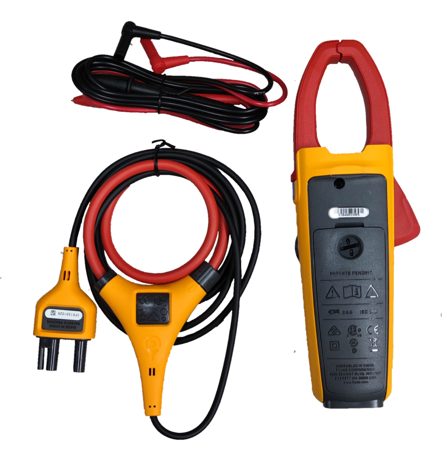Clamp Meter with Loop 1000A with iFlexi Loop Fluke 376, Clamp Tester True-RMS AC/DC