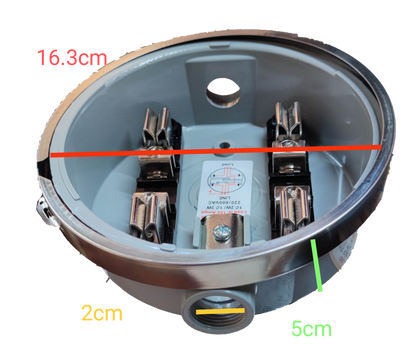 Citrtech Round Meter Base 3/4", Electrical Meter Base, KWH Meter Base