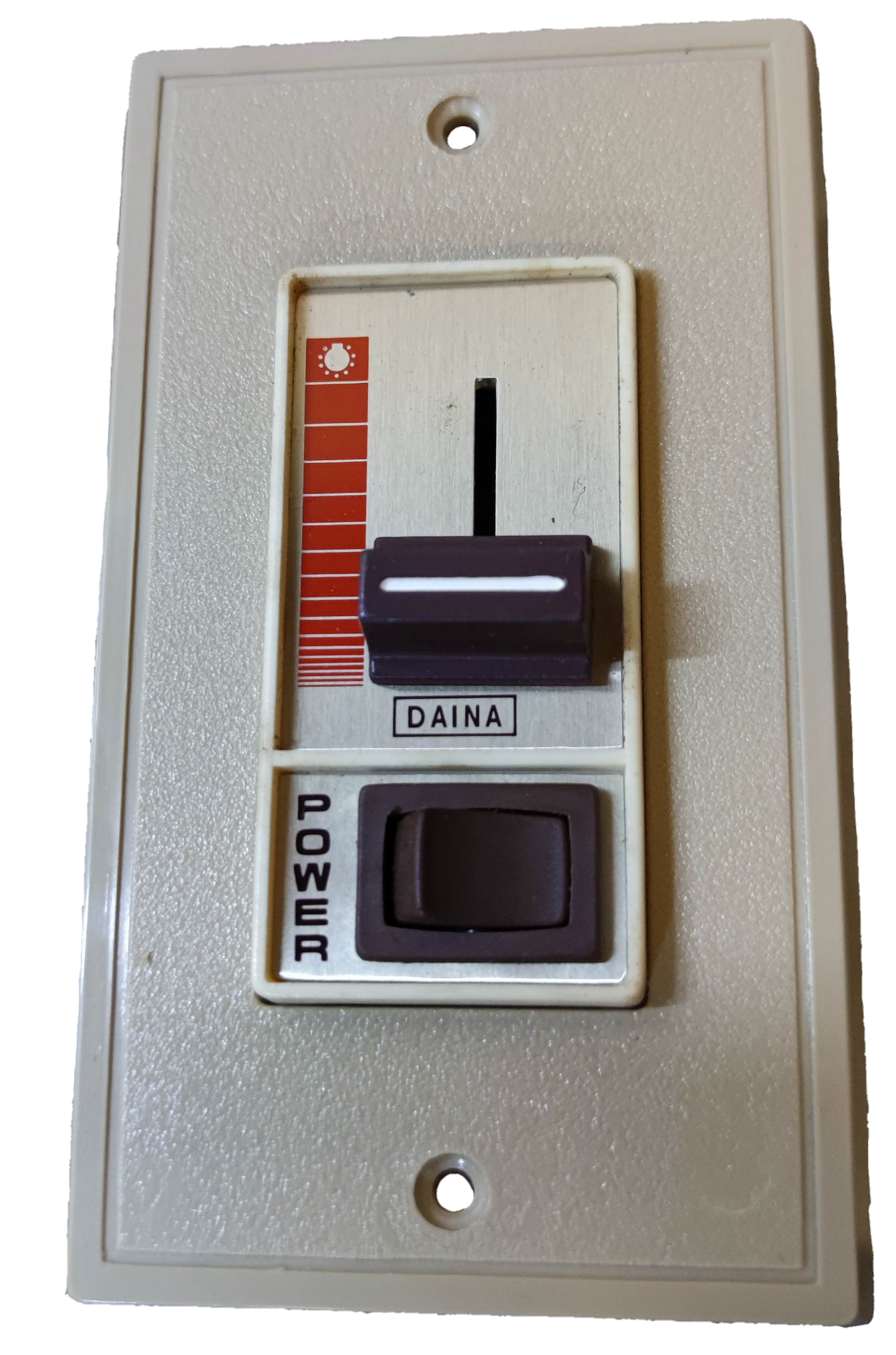 1500W Dimmer Switch 220V Slide Type Device with a smooth slider and power button for easy light control