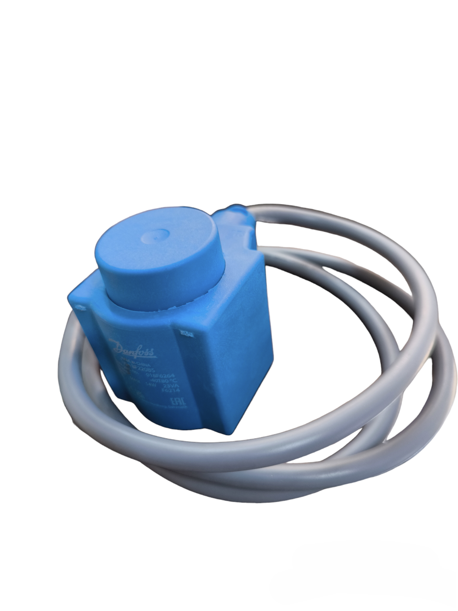 Danfoss Solenoid Coil 14W 220V 60 Hz power point switch with attached gray cable