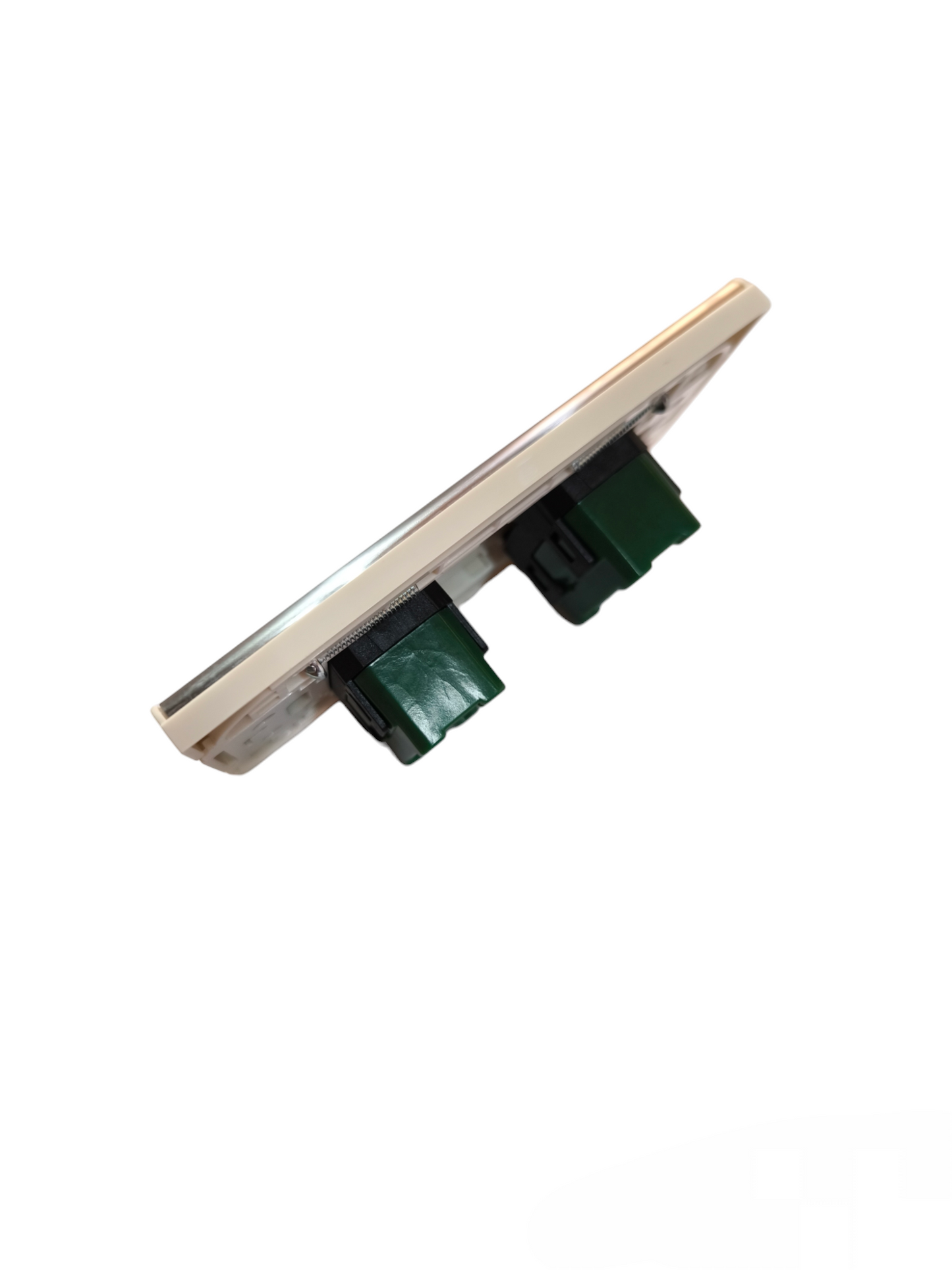 Omni 2 Gang 1 Way Switch with Stainless Plate WWP-112S+(WWS-213x2)