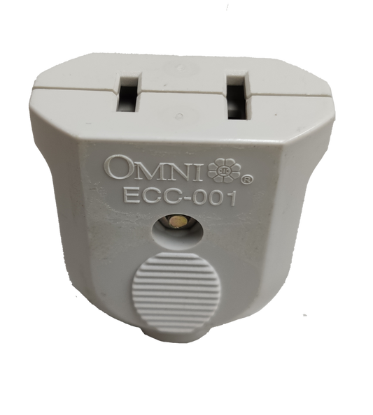 Omni Cord Connector Outlet, Flat Pin Outlet Single Cord Type