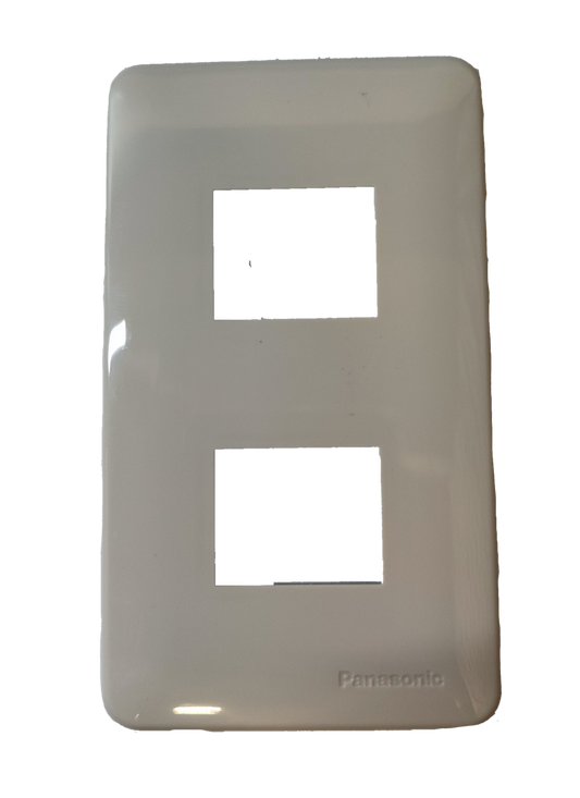 Panasonic 2 Gang Plate Classic Series WNF6202W-8