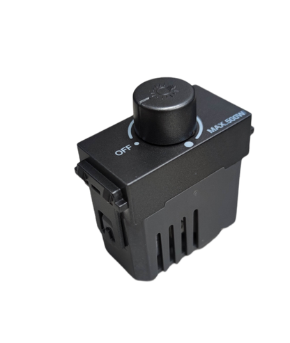 Omni 500W Dimmer Switch 220V DDM-502G black rotary knob module for wall installation and lamp dimming