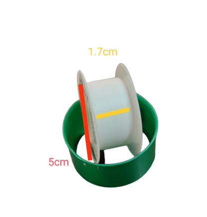 White PTFE Teflon Tape roll for sealing threads with 1.7cm width from China vendor