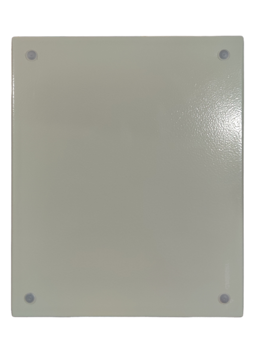 Grippes Control Box 300 x 250 x 150 mm Powder Coated Beige, Electrical Enclosure, Metal Enclosure, Steel Wall Box IP65