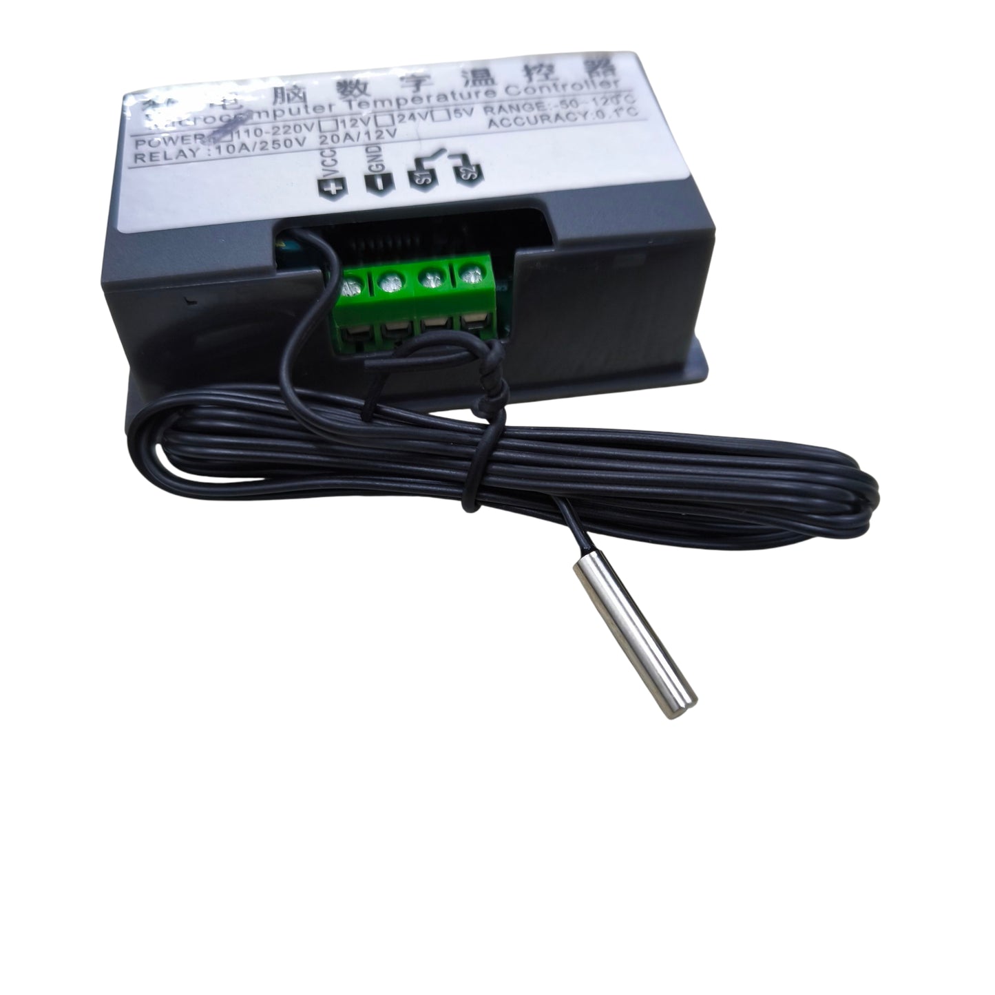 Grippes digital thermostat controller 220V with temperature sensor for precise temperature regulation