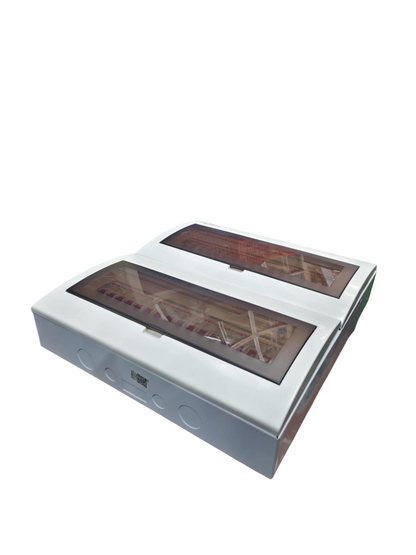 Himel & ZY 1Pole Miniature 32 Ways Distribution Box with transparent cover for electrical circuitry