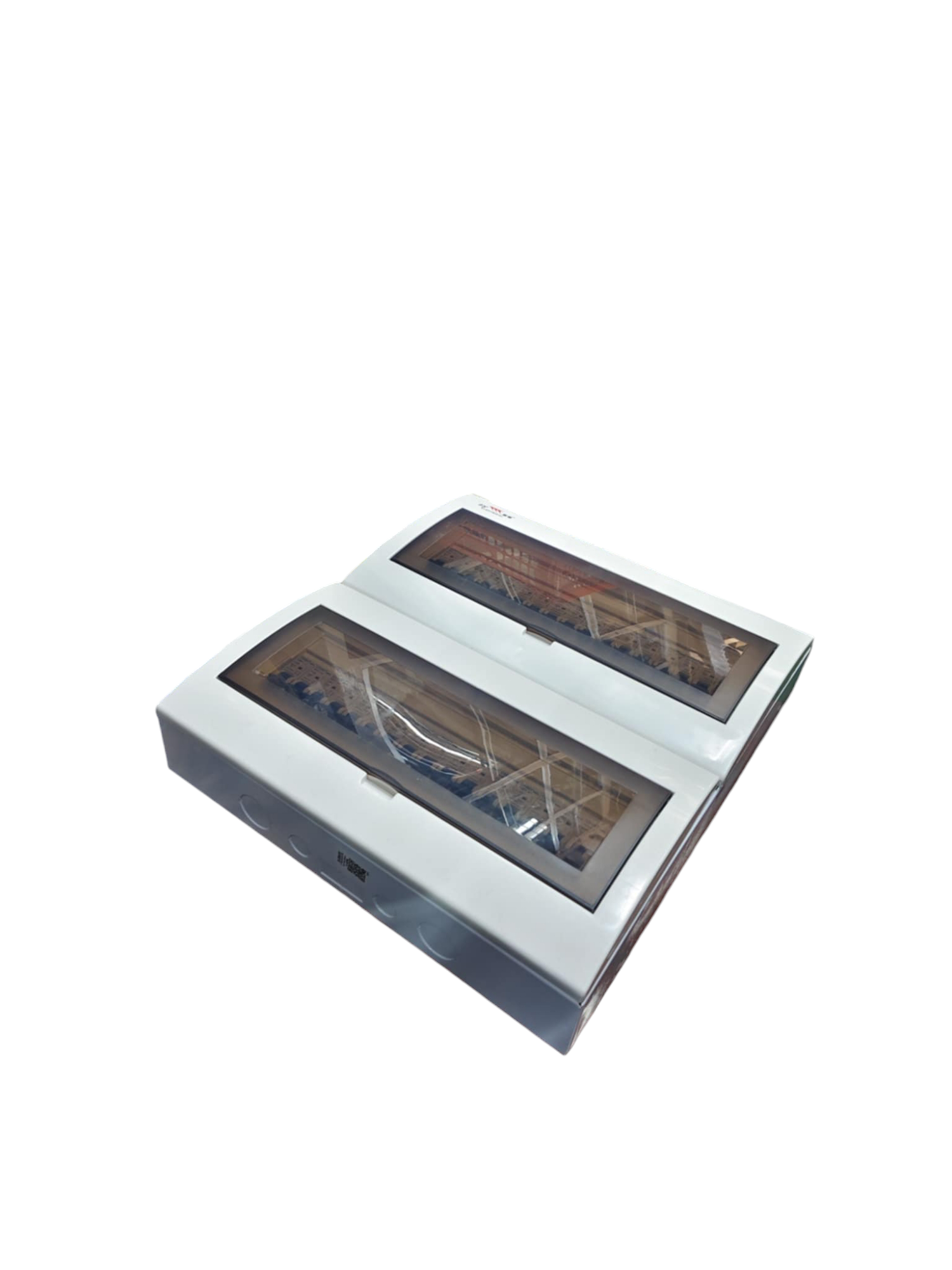 Chint Distribution Box Metal Base NB1 Type with transparent cover and multiple circuit slots