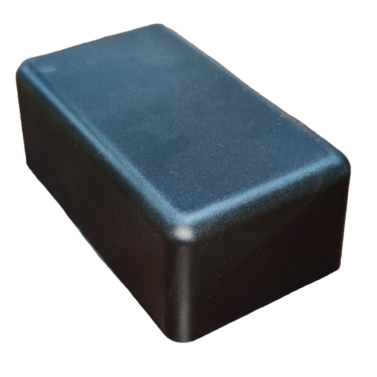 Black DIY Plastic Box 128mm x 75mm x 48mm ideal for electrical circuitry projects