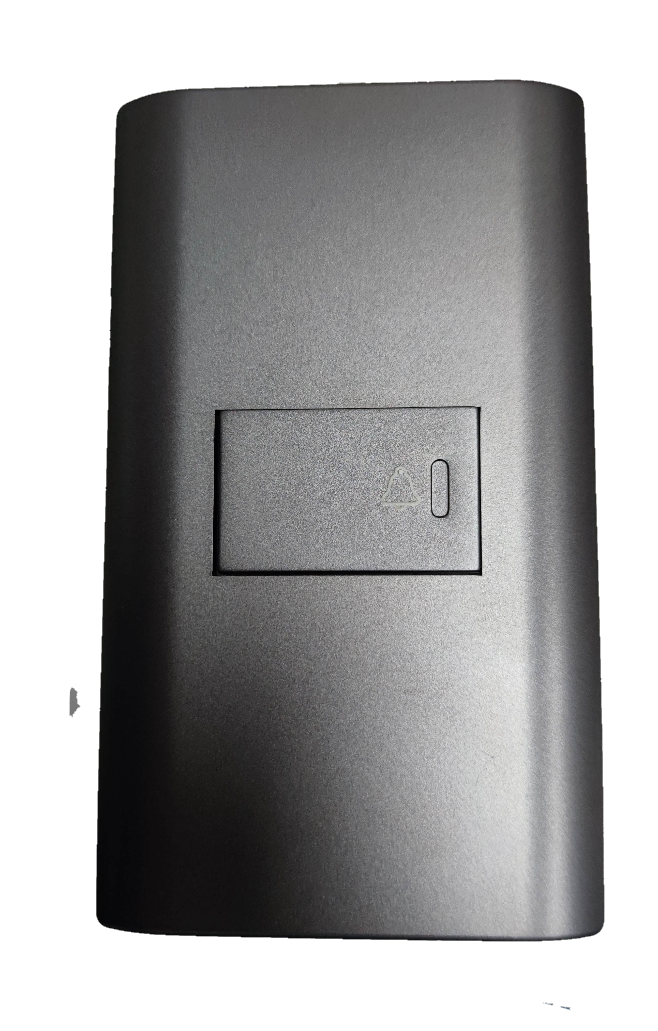 Royu Door Bell Switch with Plate 15A 250V in sleek gray finish for power points and switches
