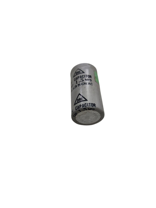 350V running capacitor 1MFD in silver casing for electrical applications and circuits