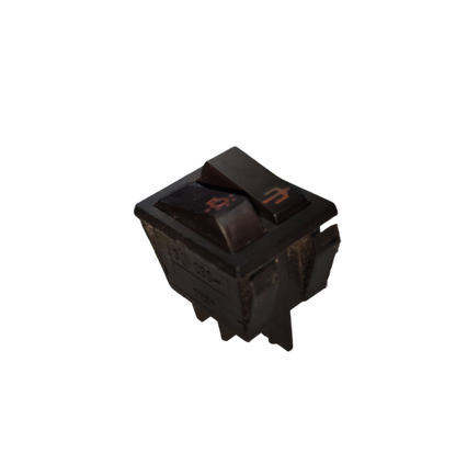 Electx Electrical Supply Dual Double Switch 3A 250V black power point switch with two toggles