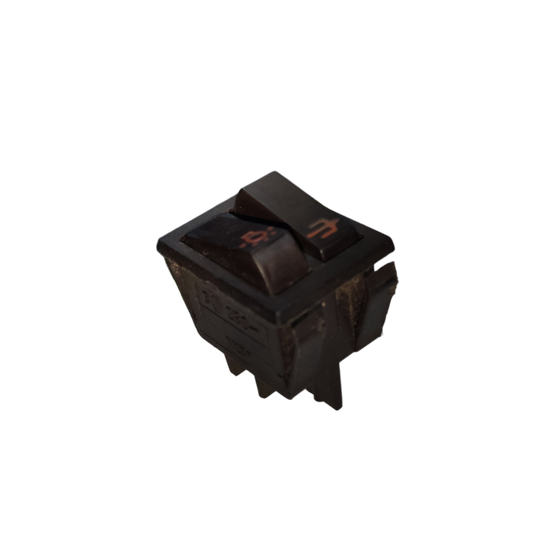 Electx Electrical Supply Dual Double Switch 3A 250V black power point switch with two toggles