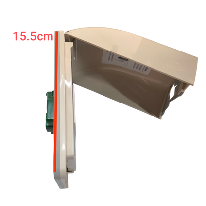 Omni Weatherproof Universal Outlet with Ground 16A 250V and Stainless Plate Cover WPP-601+WWP-111S+WWG-203