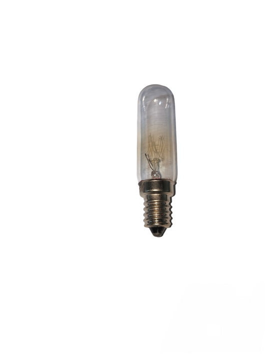 E14 220V warm white bulb 3000K with a clear glass cover and classic design