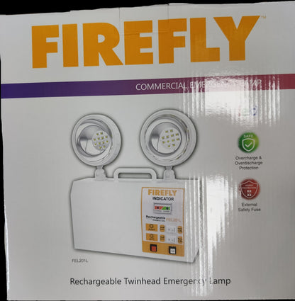 Firefly Emergency Light LED Twin Head Classic Design