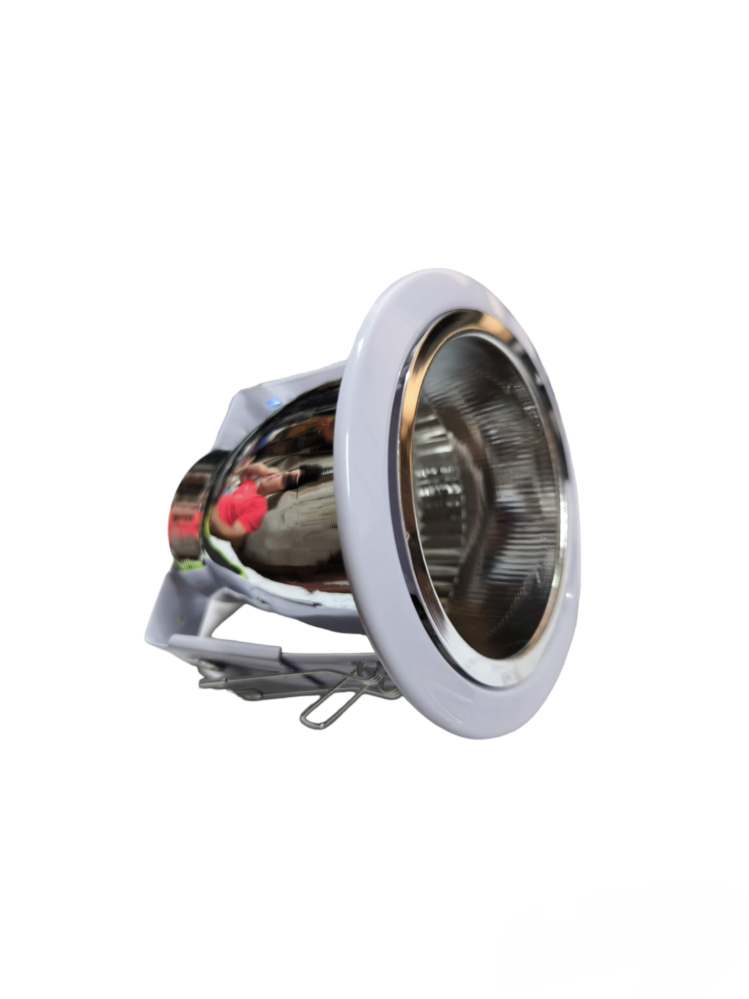 Firefly E27 reflector downlight for home with a sleek design and chrome finish