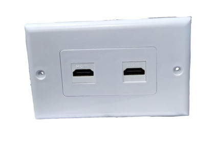 Grippes 2 Gang HDMI Outlet with Cord