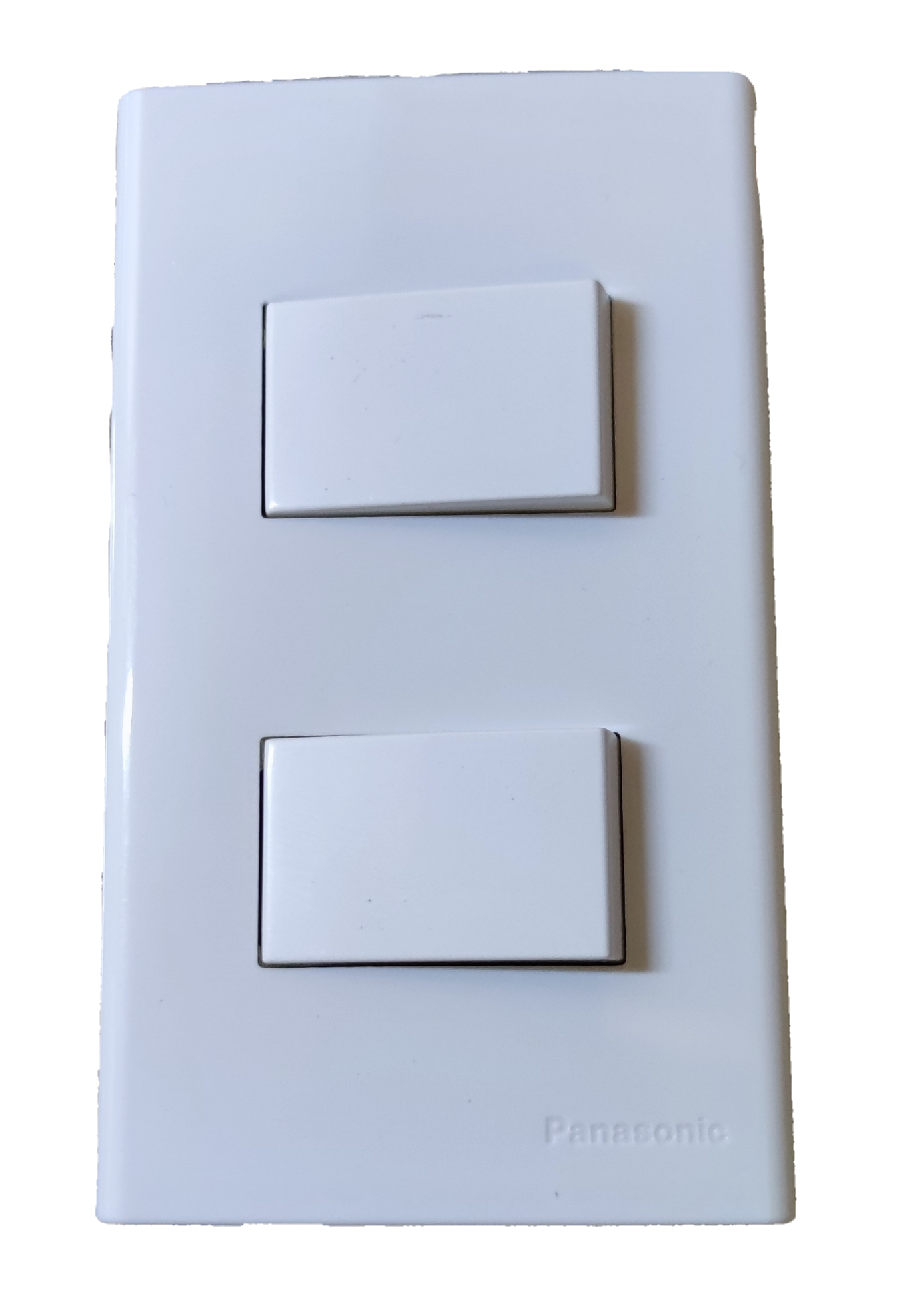 Panasonic 2 Gang 3 Way Switch Device with Plate, 2 Gang 3 Way Switch Wide Series with Plate 16A 250V WEG5002K-5 x 2Pcs / WEG6801W-1