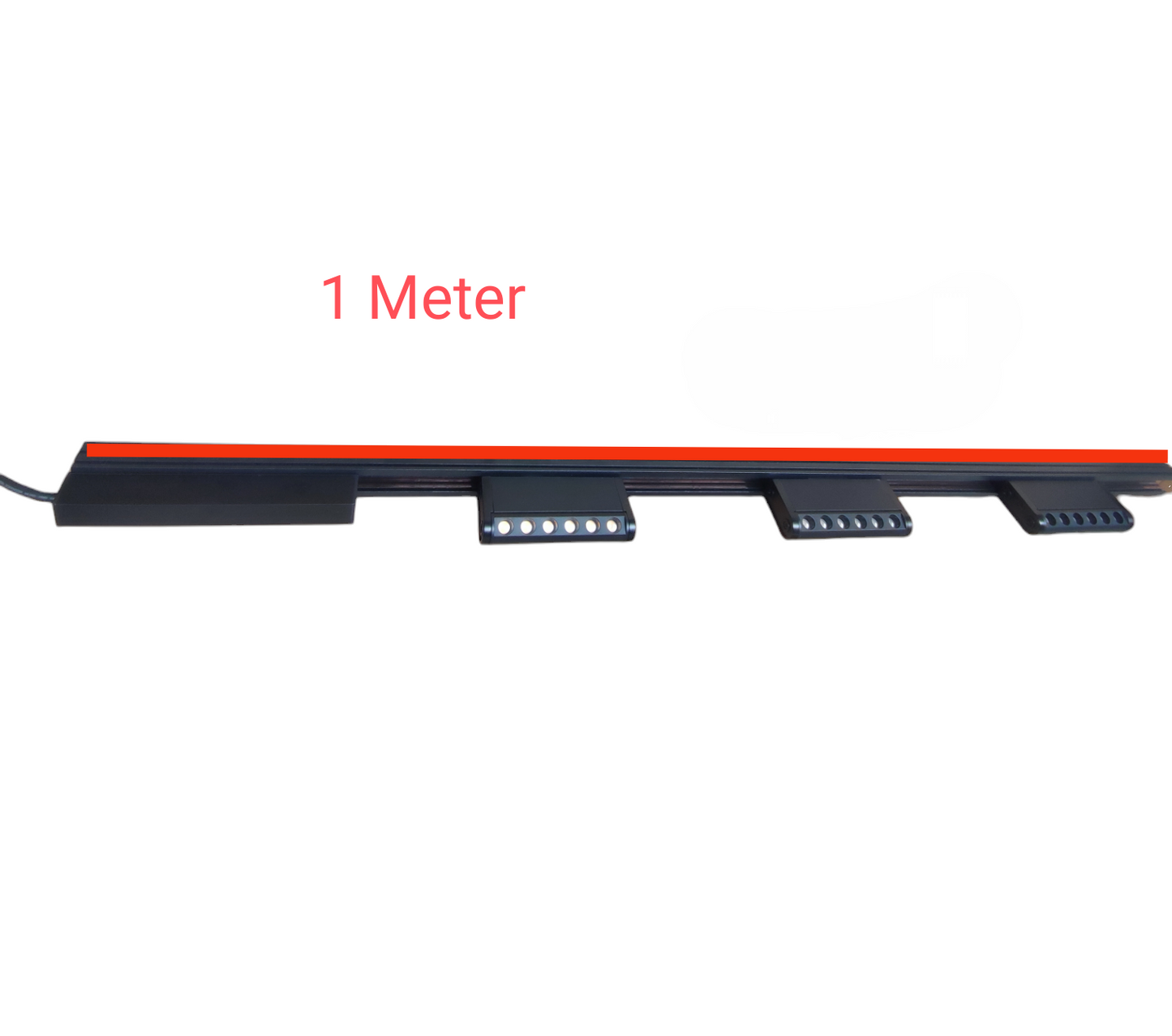 ILLUMIQ TERRA LED Magnetic Track Light 1 Meter 26mm with 3pcs 6W LED Rotary Grille Track Light 220V Daylight 6500K