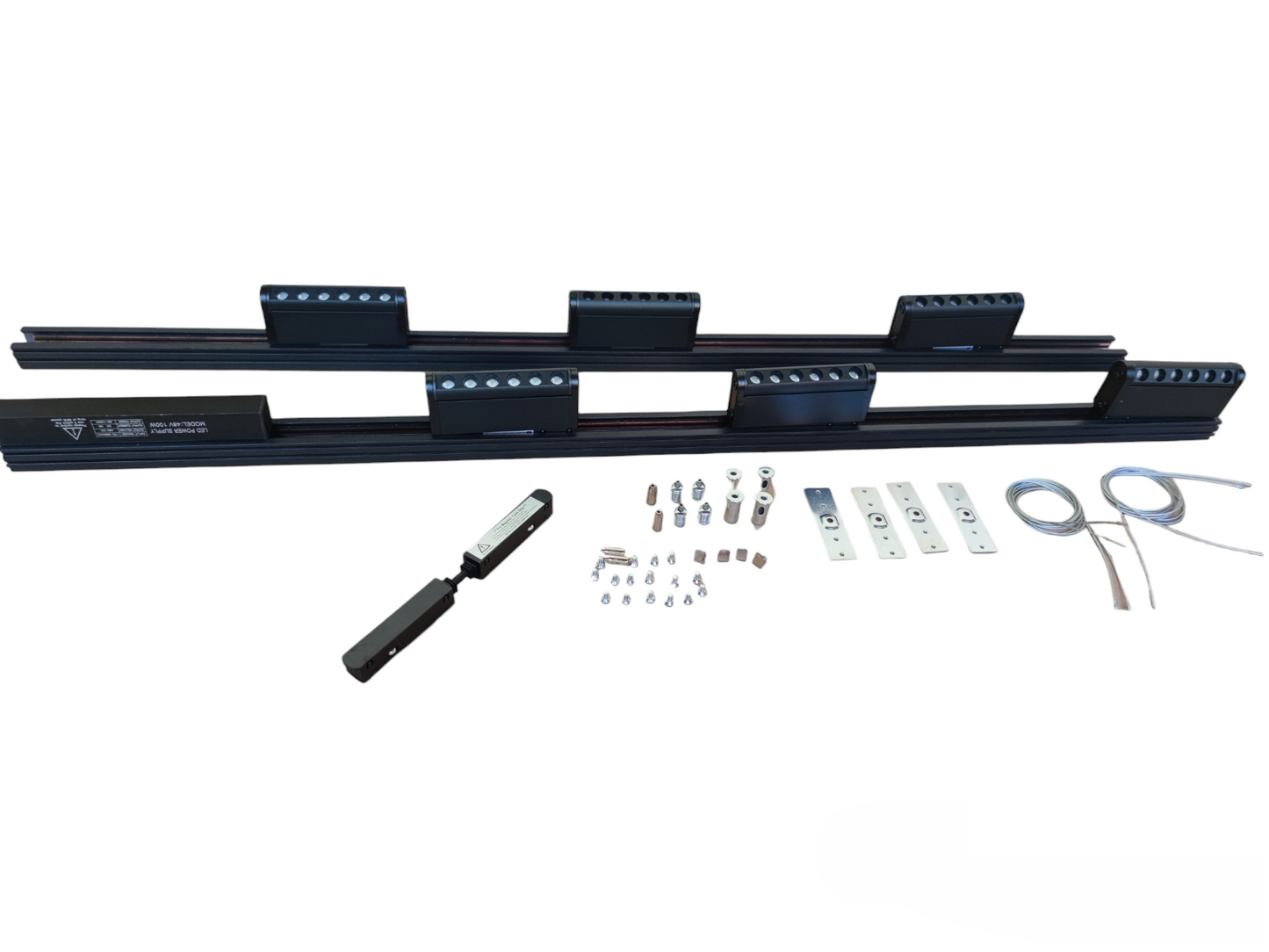 LED Magnetic Track Light 2 Meters 26mm Magnetic Track with 6pcs 6W LED Rotary Grille Track Light 220V Daylight 6500K ( ILLUMIQ TERRA) Series 20