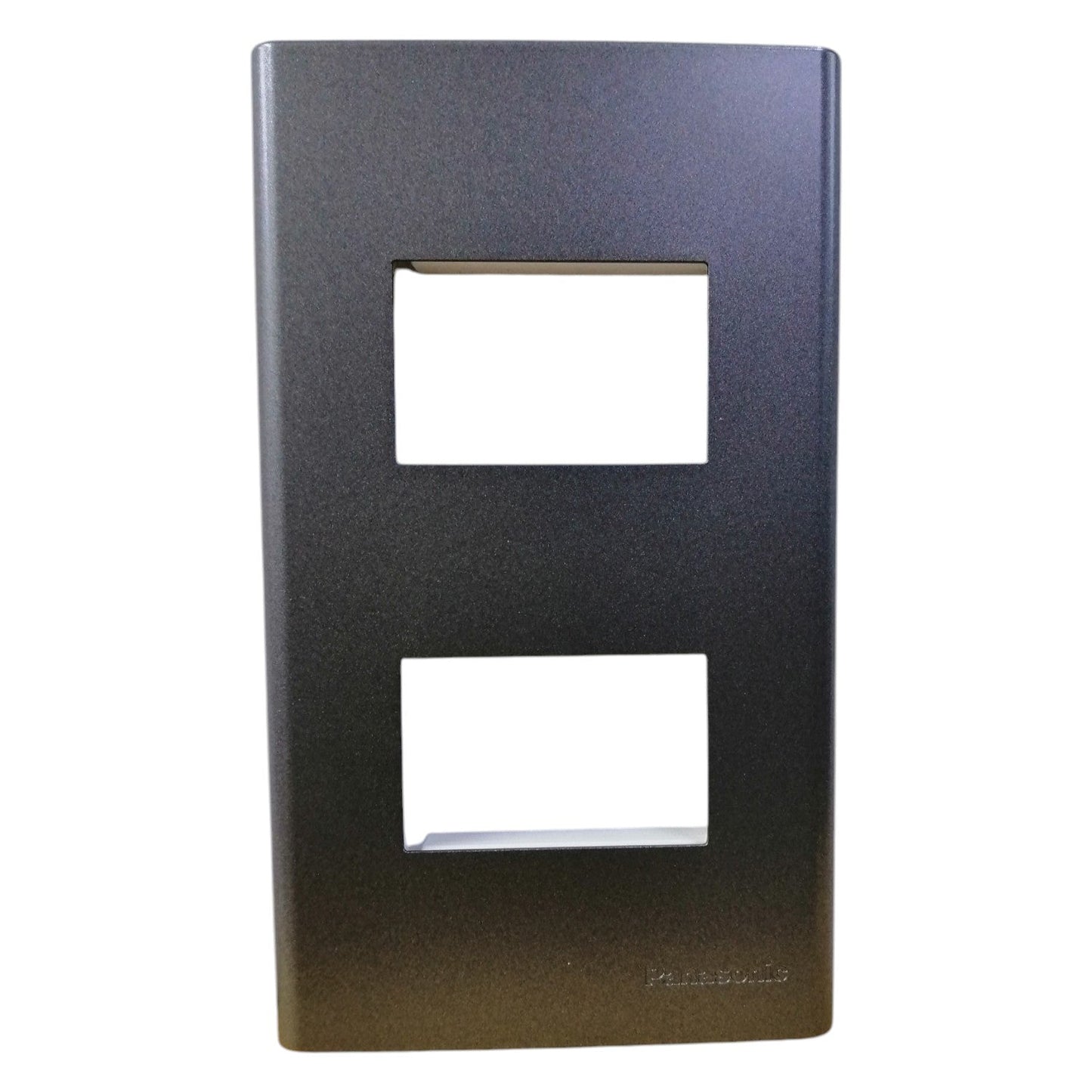 Panasonic Wide Series 2Gang Plate Cover Metallic Gray WEG6802MH-1
