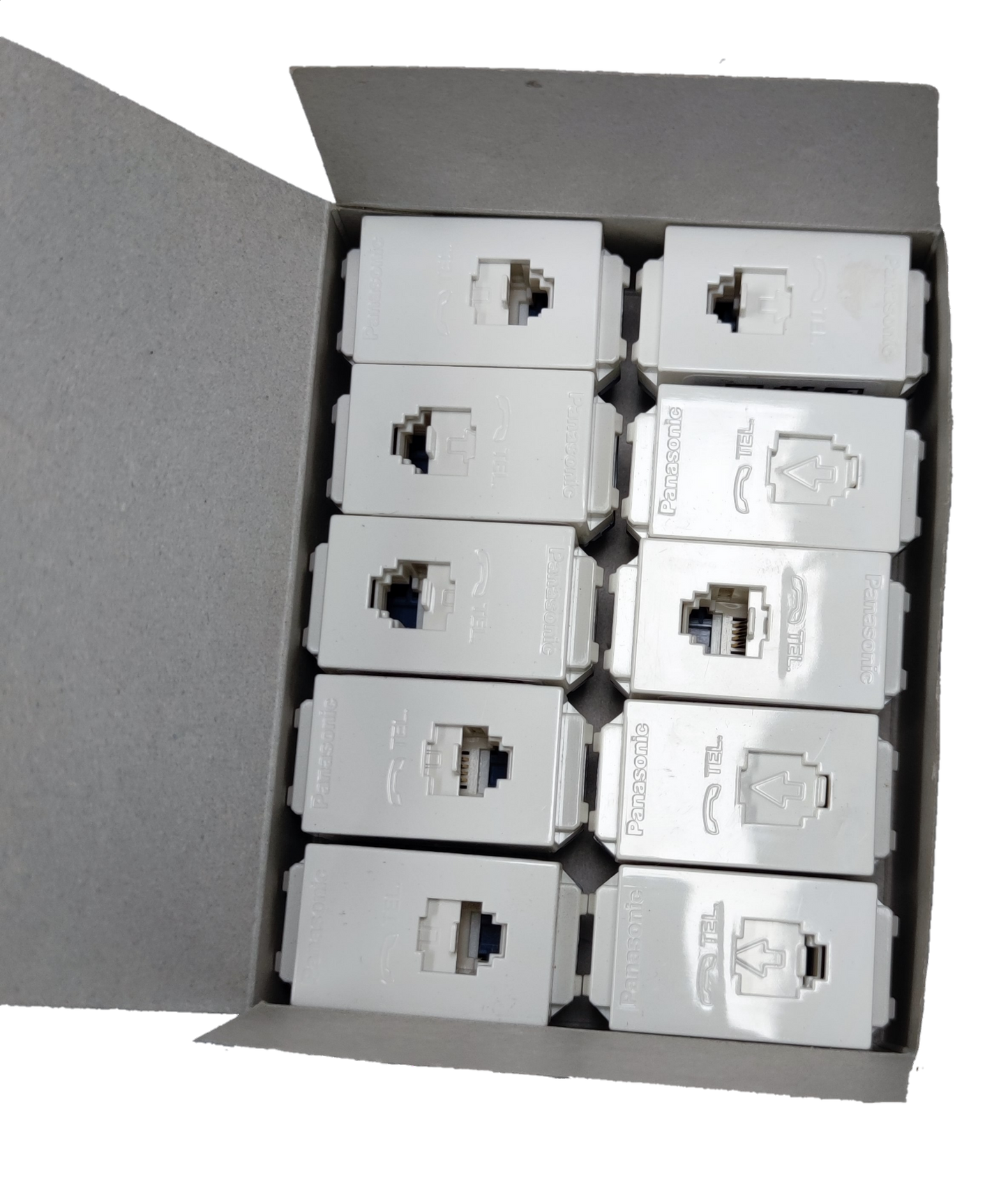 Panasonic Telephone Modular Jack 10PCS , Telephone Outlet, Telephone 6P4C WEG2164 10PCS