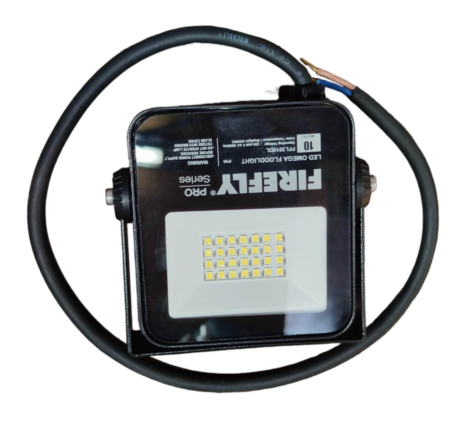 Firefly 10W LED Floodlight 220V Daylight 6500K FFL3010DL Omega Series Flood light