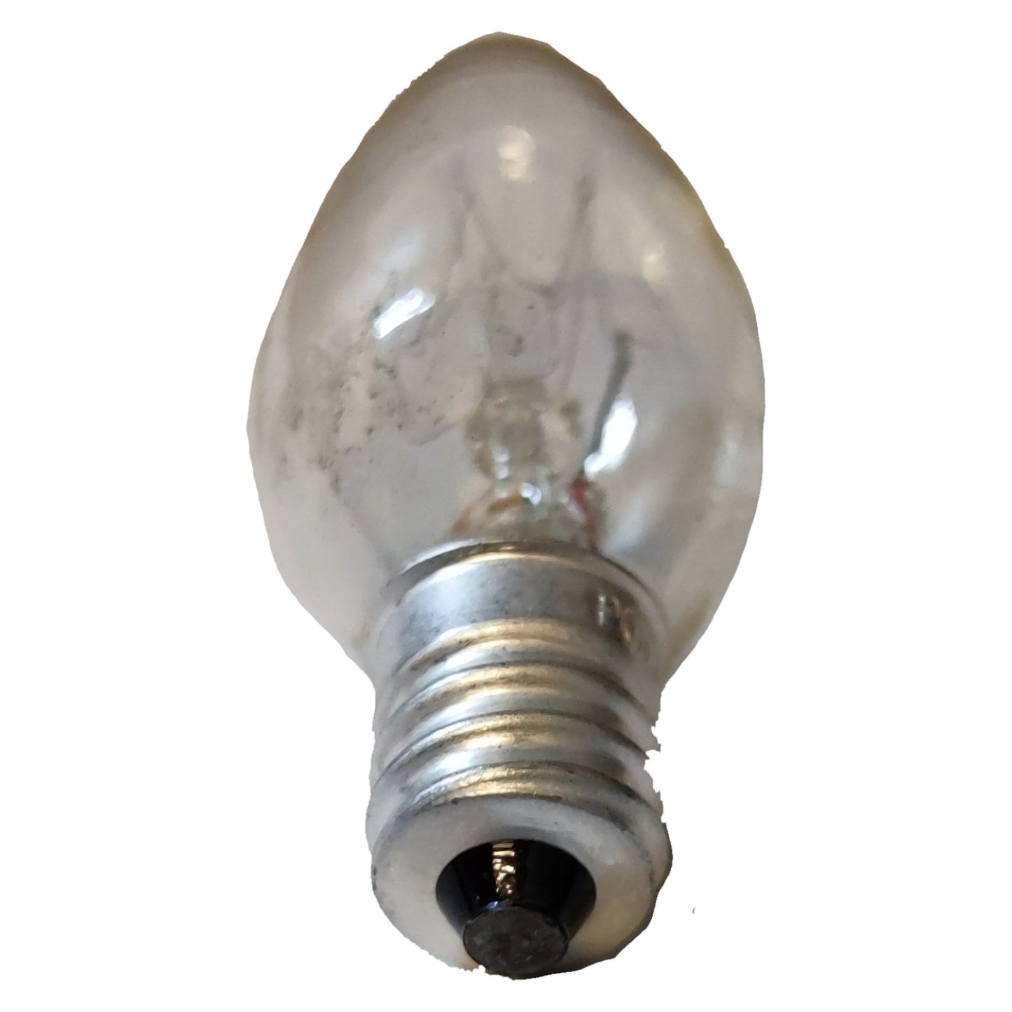 Pollux 5W Pilot Light E12 220V C7 1/2 Small Candle Shape Bulb Clear Tint Color Available in Clear, Green, Red, Blue and Yellow