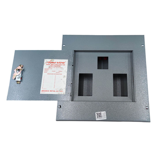 America Panel Board 4 Branches Center Main for 2 Pole Bolt On Circuit Breaker Surface or Flush Type Distribution Panel