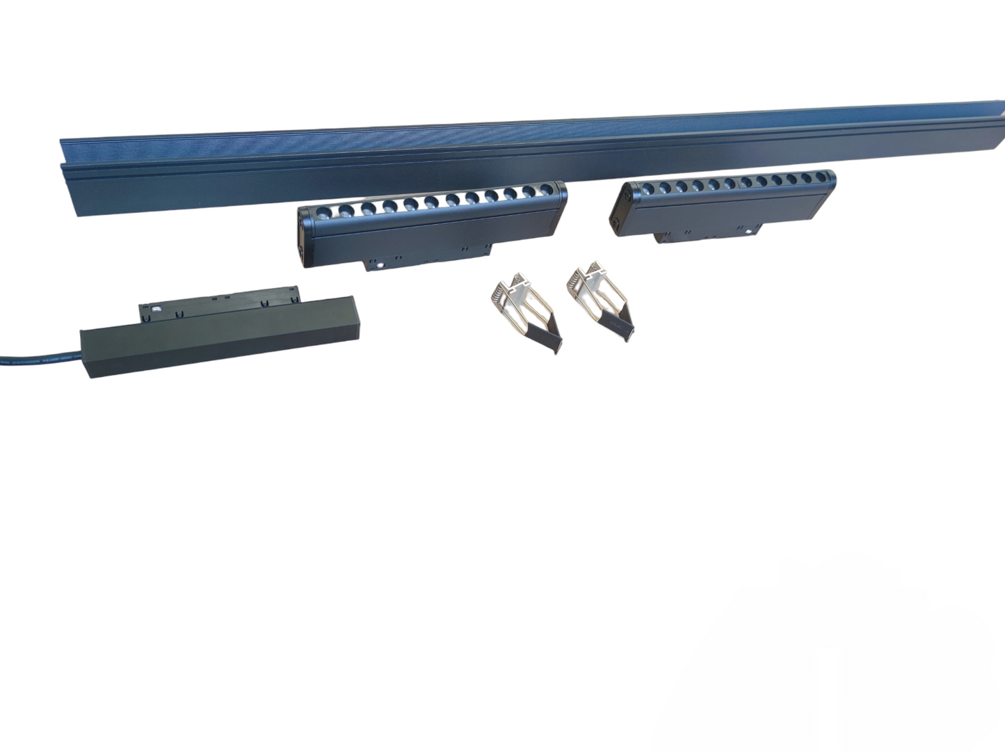 ILLUMIQ TERRA Magnetic Track Light 2 Meters 26mm with 4pcs 12W LED Rotary Grille Track Light 220V Cool White 4000K