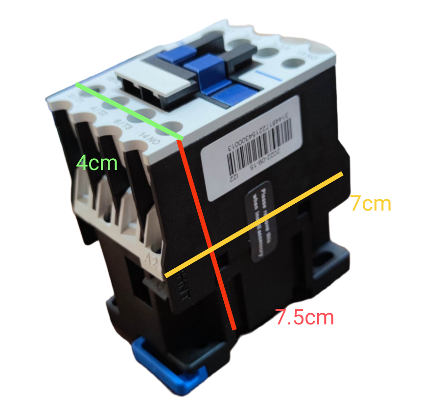 Chint Magnetic Contactor 25A 220V 1NO NC1-1810  Rated Operated Current 18A 440V