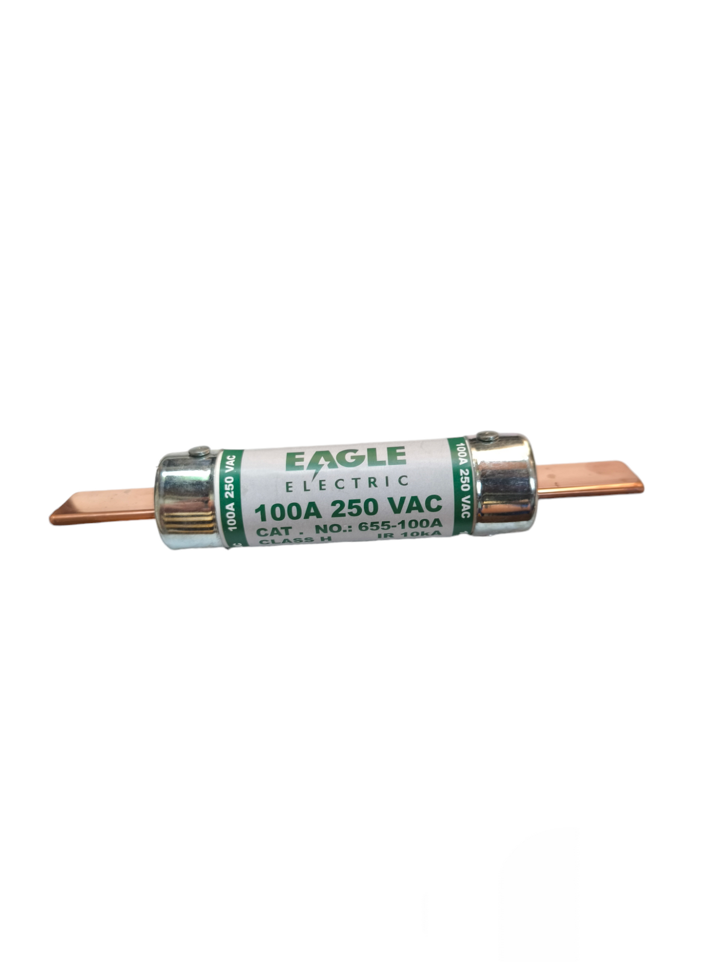 Eagle 100A Non- Renewable Fuse with 250 VAC rating and copper terminals for electrical protection