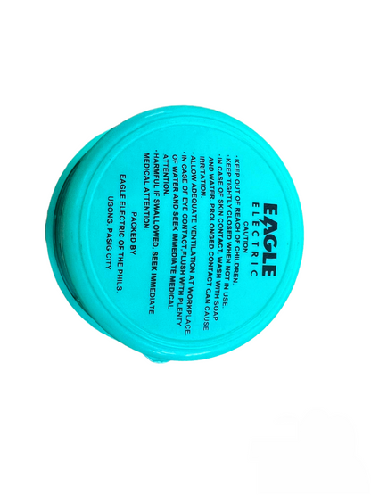 Eagle soldering paste 50 grams in a blue container for efficient soldering tasks