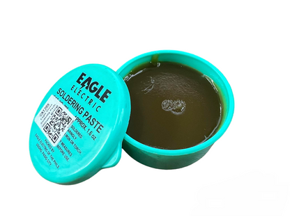 Eagle soldering paste 50 grams in a green container, ideal for electrical soldering projects