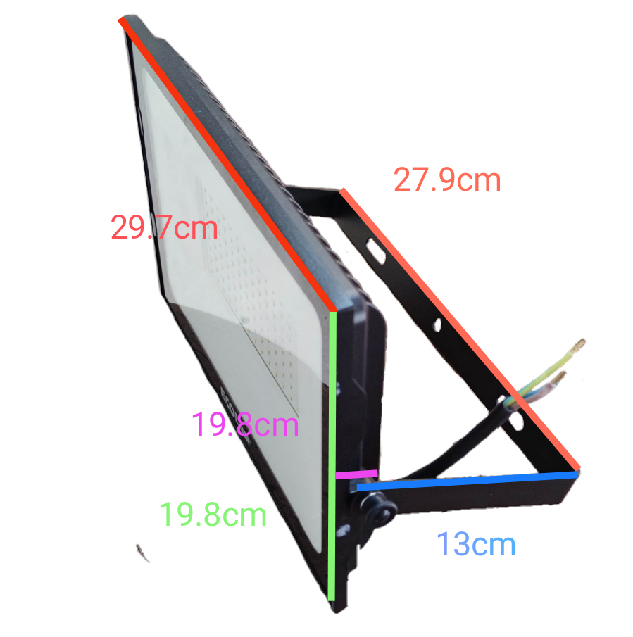 Ecolum 100W LED Flood Light 220V Daylight 6500K CFL3100DL