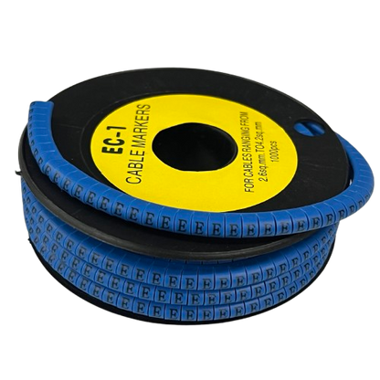 Grippes EC-1B cable markers 1000pcs on a spool for organized cable management and labeling