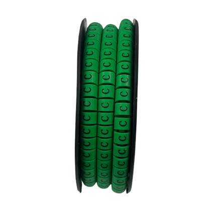 Grippes EC-3G cable marker set 350pcs in green for organized cable management
