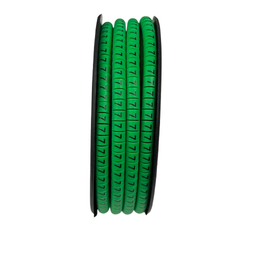 Grippes Cable Marker 7 Green spool of flexible markers for labeling wires and cables